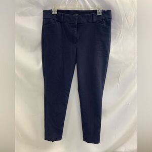 LOFT Dark Blue Julie Skinny Slacks Size 8